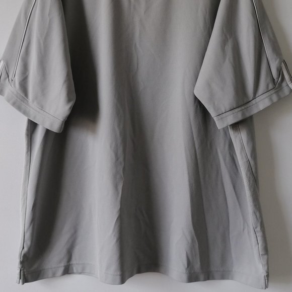 Adidas Clima Cool Mens Gray Short Sleeve Crew Neck T Shirt Size 2XL - Picture 3 of 6